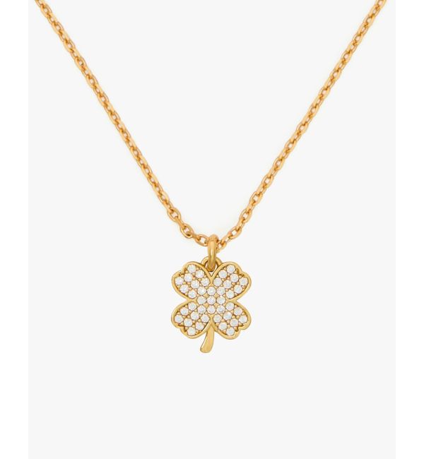 kate spade new york「ラッキー チャーム パヴェ クローバー ペンダント」|ネックレス|DK CONCH