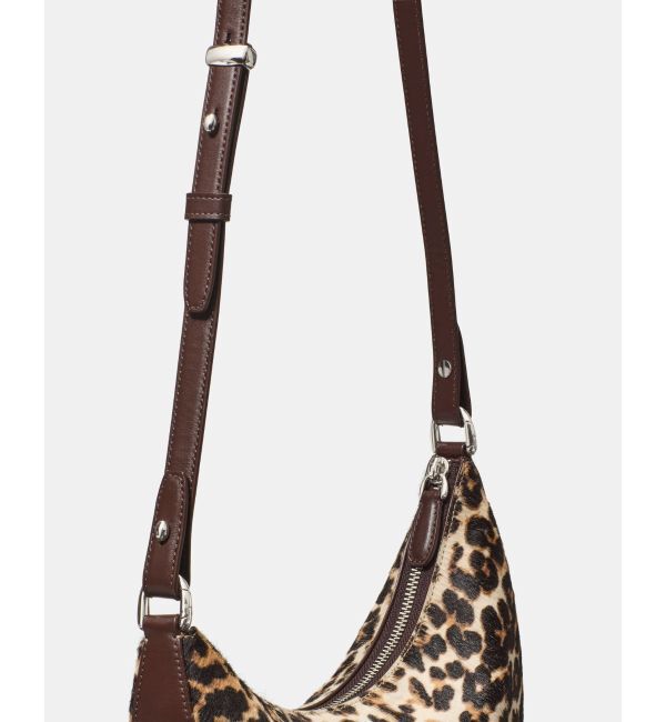 kate spade new york「ケーエスデュオ ダウンタウン レオパード ヘアカーフ クロスボディ バッグ」|ショルダー・メッセンジャー|