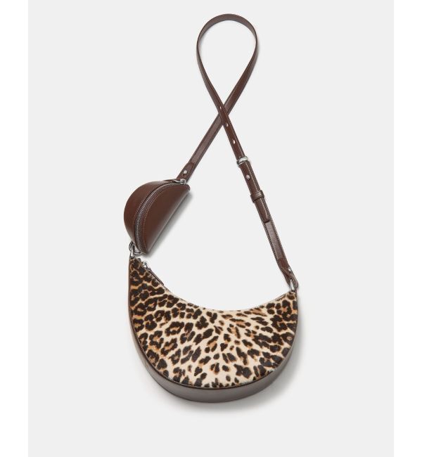 kate spade new york「ケーエスデュオ ダウンタウン レオパード ヘアカーフ クロスボディ バッグ」|ショルダー・メッセンジャー|