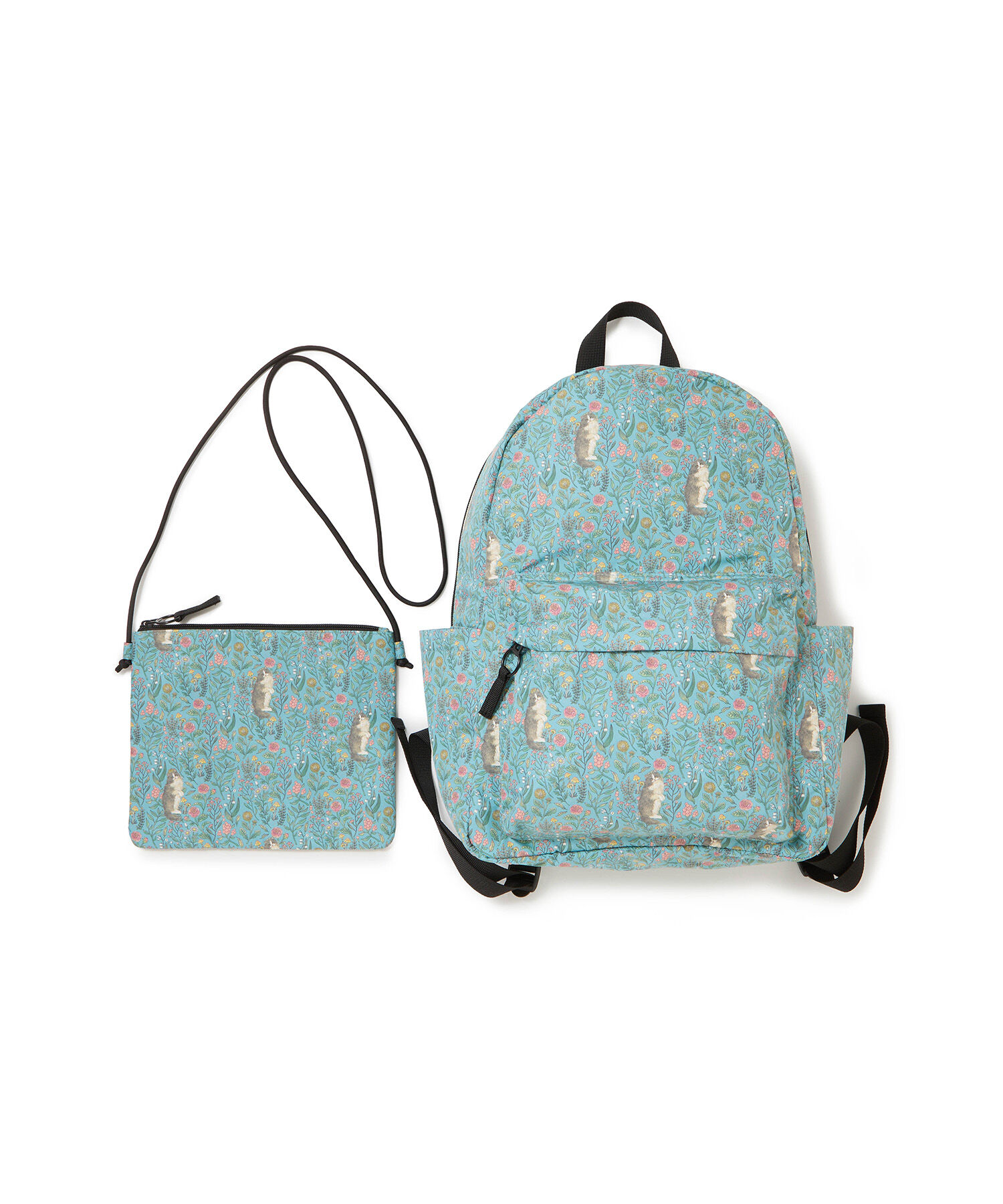 TOPKAPI TREASURE「【TREASURE TOPKAPI】プリント ショルダーバッグ付き リュック / バックパック」|ショルダー・メッセンジャー|