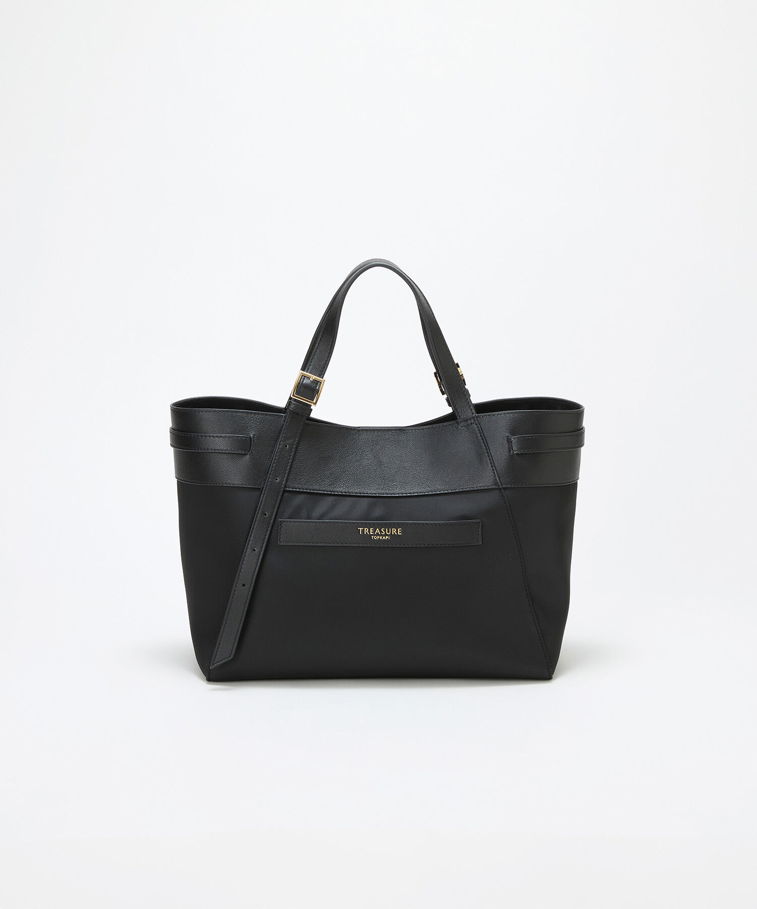 TOPKAPI TREASURE「【TREASURE TOPKAPI】ナイロン レザーコンビ 2way トートバッグ A4対応」|トートバッグ|