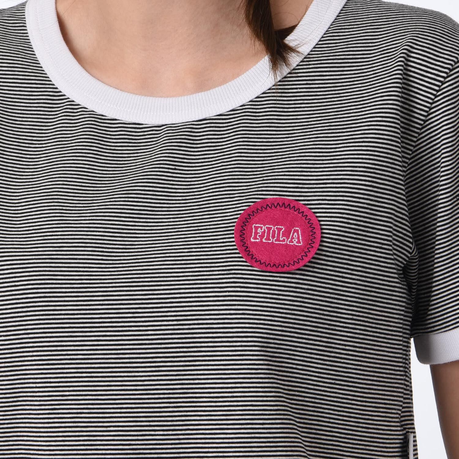 FILA「【FILA ｳｪｱ】W BD RINGER TEE」|Tシャツ・カットソー|