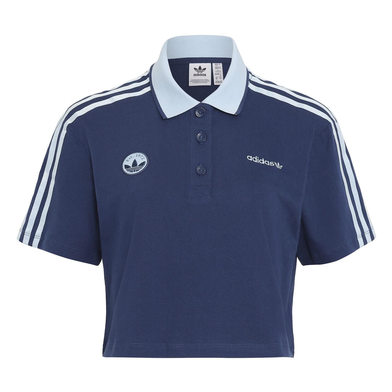 adidas「【ADIDAS ｳｪｱ】W CROP POLO」|Tシャツ・カットソー|ブルー