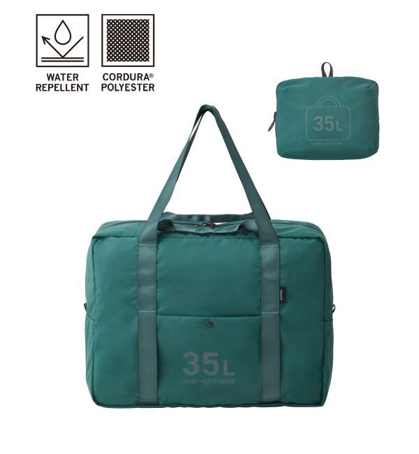 MILESTO「MILESTO UTILITYポケッタブルボストンバッグ 35L」|ボストンバッグ|グリーン