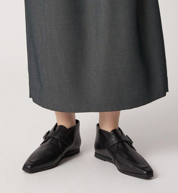 ODETTE E ODILE「ベルテッドアンクル フラット15」|スリッポン|