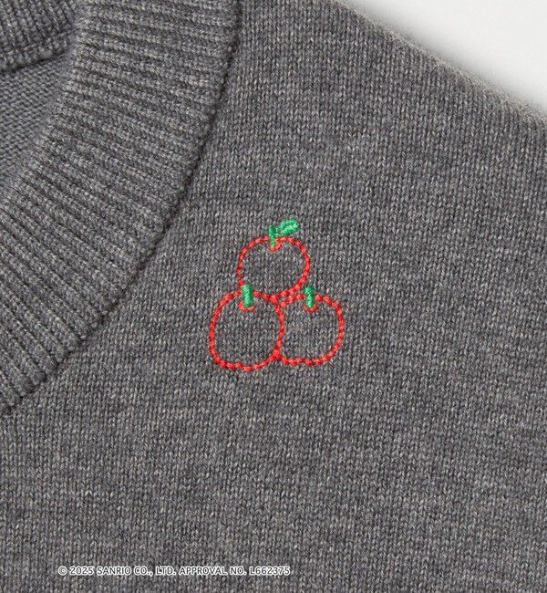 新品　HELLO KITTY UNITED ARROWS カーディガン HELLO KITTY × UNITED ARROWS＞エンブロイダリー カーディガン