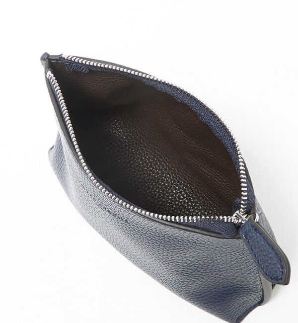 UNITED ARROWS「レザーライク ポーチ S」|ハンドバッグ|