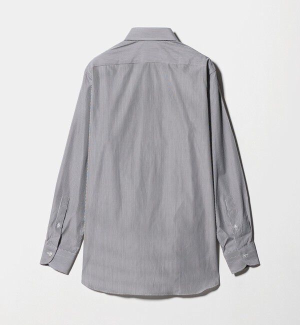 UNITED ARROWS「THOMAS MASON/トーマスメイソン ブラック ストライプ セミワイドカラー シャツ」|シャツ・ブラウス|