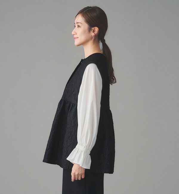 UNITED ARROWS「GISHA 2トーン ジャガード ベスト」|ベスト・ジレ|