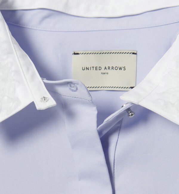 UNITED ARROWS「チュールカラー 2WAY ブラウス」|シャツ・ブラウス|