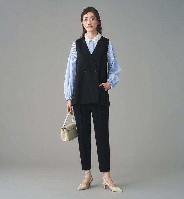 UNITED ARROWS「チュールカラー 2WAY ブラウス」|シャツ・ブラウス|