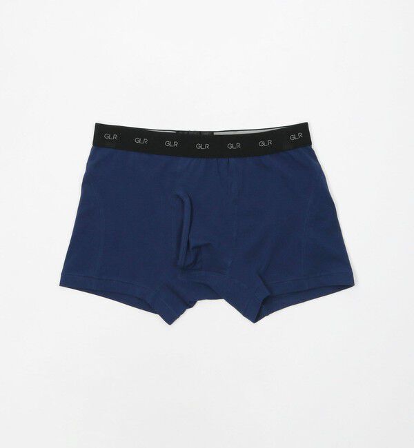 UNITED ARROWS green label relaxing「FINE/OGC ソリッド ボクサーパンツ」|インナー|NAVY
