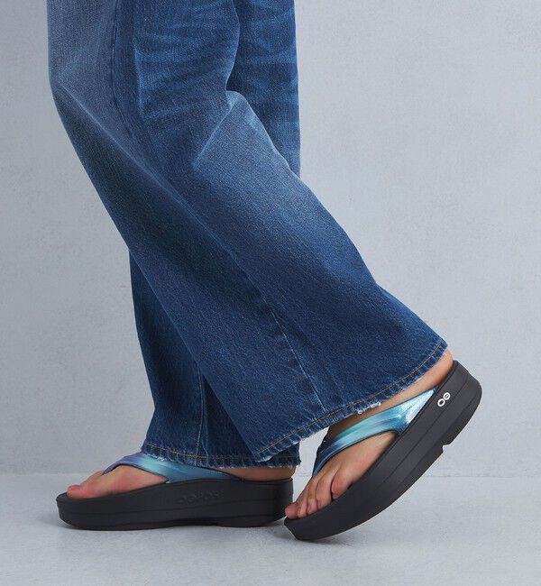 UNITED ARROWS green label relaxing「【国内EXCLUSIVE】＜OOFOS＞ OOmega LUXE サンダル」|サンダル|