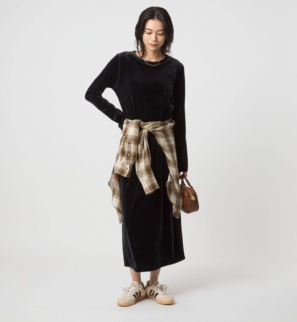 UNITED ARROWS green label relaxing「ベロア ワンピース」|ワンピース|