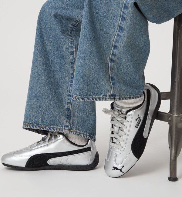 UNITED ARROWS green label relaxing「＜PUMA＞スピードキャット メタリック スニーカー」|スニーカー|SILVER