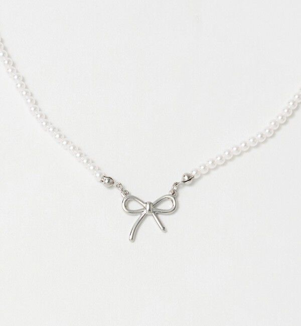 UNITED ARROWS green label relaxing「＜MILK&times;SODA＞リボン ネックレス」|ネックレス|