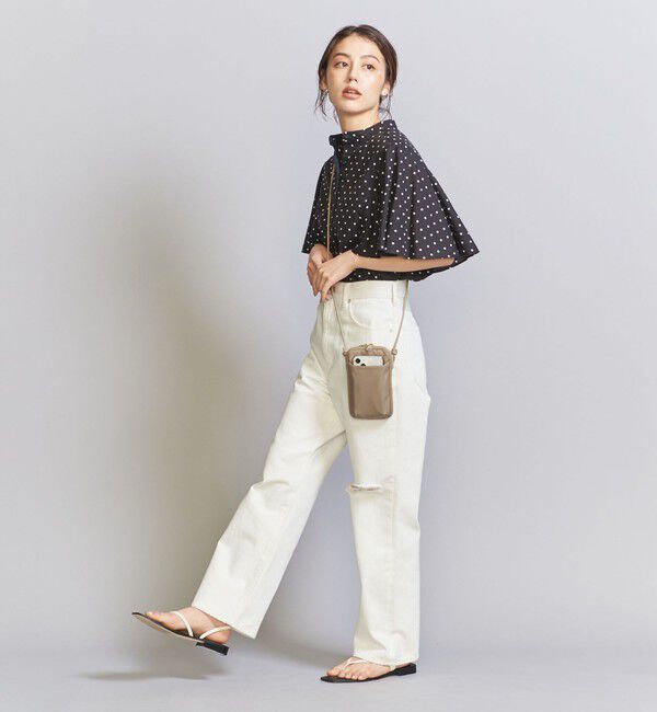 BEAUTY&YOUTH UNITED ARROWS「ポリエステル ジップスリム ウォレットショルダー」|ポーチ|