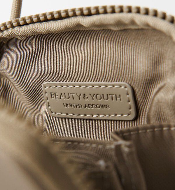 BEAUTY&YOUTH UNITED ARROWS「ポリエステル ジップスリム ウォレットショルダー」|ポーチ|