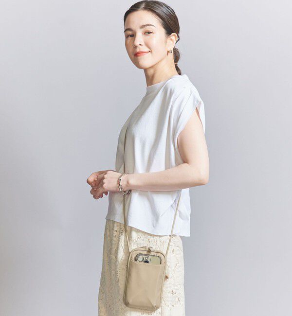 BEAUTY&YOUTH UNITED ARROWS「ポリエステル ジップスリム ウォレットショルダー」|ポーチ|