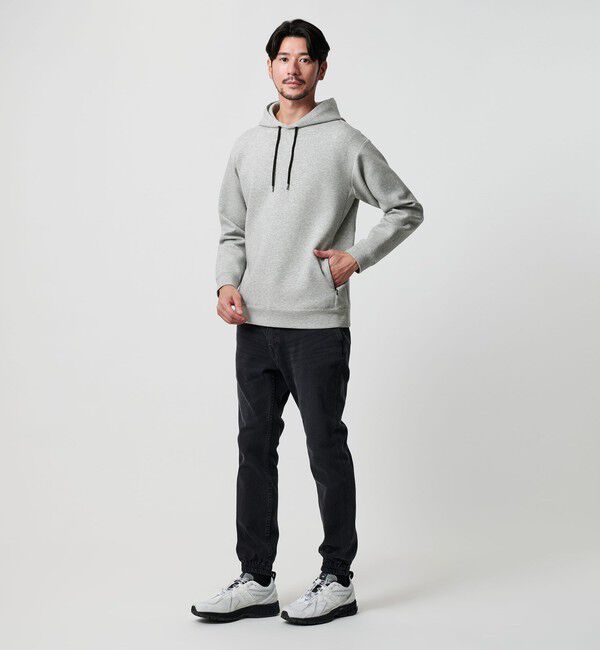 BEAUTY&YOUTH UNITED ARROWS「【WEB限定 WARDROBE SMART】ダブルニット  スウェット パーカー/セットアップ対応」|パーカー|