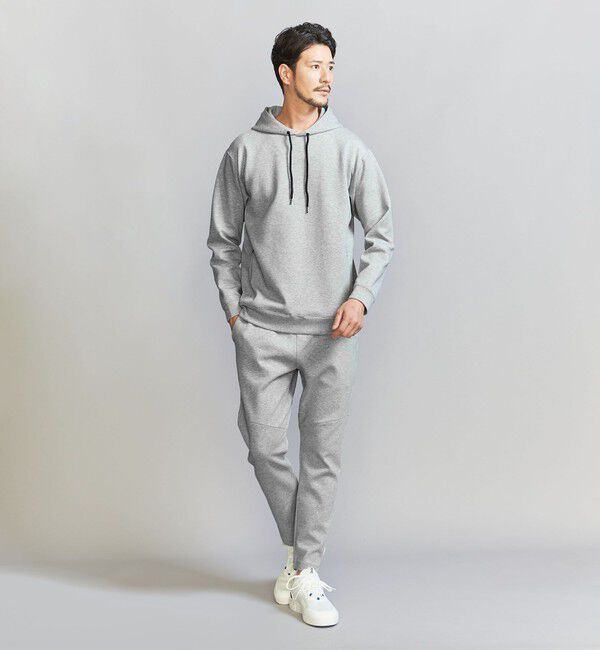 BEAUTY&YOUTH UNITED ARROWS「【WEB限定 WARDROBE SMART】ダブルニット  スウェット パーカー/セットアップ対応」|パーカー|