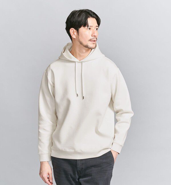 BEAUTY&YOUTH UNITED ARROWS「【WEB限定 WARDROBE SMART】ダブルニット  スウェット パーカー/セットアップ対応」|パーカー|