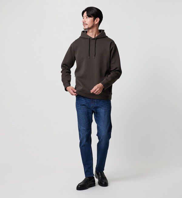 BEAUTY&YOUTH UNITED ARROWS「【WEB限定 WARDROBE SMART】ダブルニット  スウェット パーカー/セットアップ対応」|パーカー|