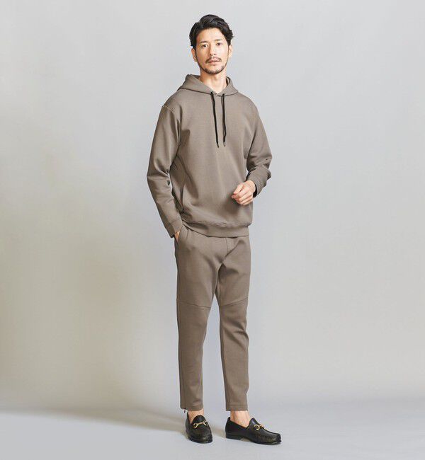 BEAUTY&YOUTH UNITED ARROWS「【WEB限定 WARDROBE SMART】ダブルニット  スウェット パーカー/セットアップ対応」|パーカー|