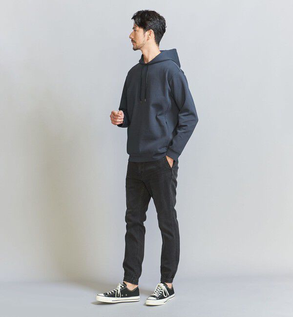 BEAUTY&YOUTH UNITED ARROWS「【WEB限定 WARDROBE SMART】ダブルニット  スウェット パーカー/セットアップ対応」|パーカー|