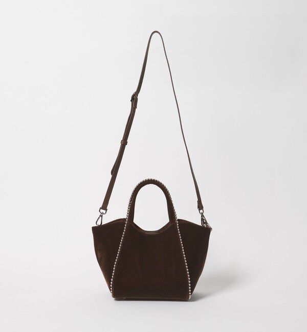 BEAUTY&YOUTH UNITED ARROWS「ベルベット ボールチェーン 2WAY ミニトートバッグ」|トートバッグ|