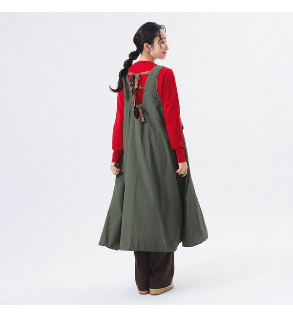 BEAMSBOY「ナイロン タッサー C-1 ノースリーブ ワンピース」|ワンピース|OLIVE