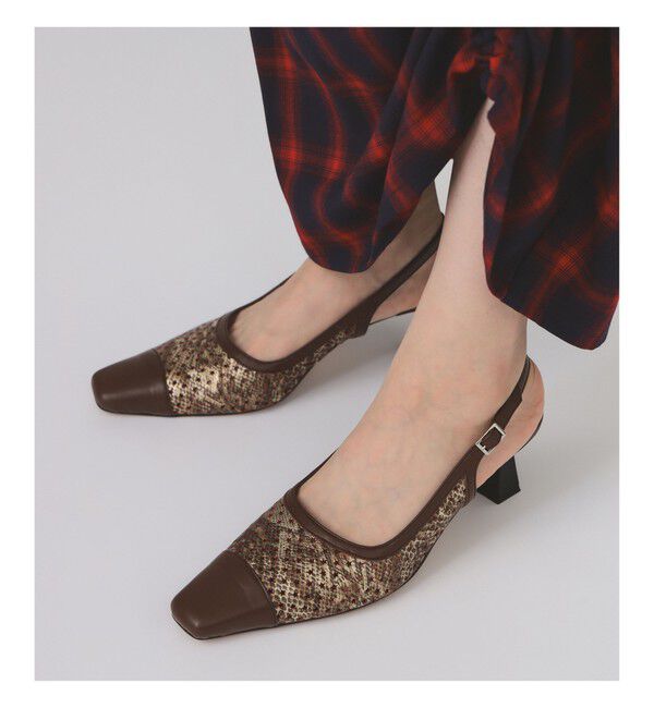 Ray BEAMS 「パンチング ヒール」|パンプス|PYTHON