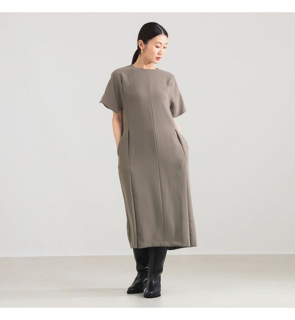 Demi-Luxe BEAMS 「スクエアスリーブ ワンピース」|ワンピース|