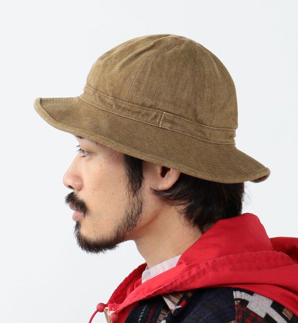 BEAMS PLUS「BEAMS PLUS / MIL Hat Brown Denim」|ハット|