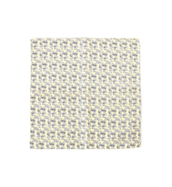 BEAMS PLUS「BEAMS PLUS / シルク ミニペイズリー プリント チーフ」|ハンカチ|