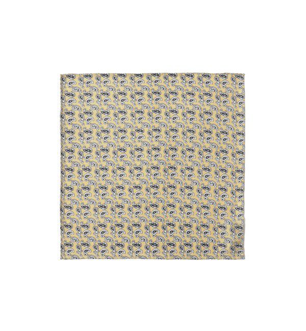 BEAMS PLUS「BEAMS PLUS / シルク ミニペイズリー プリント チーフ」|ハンカチ|