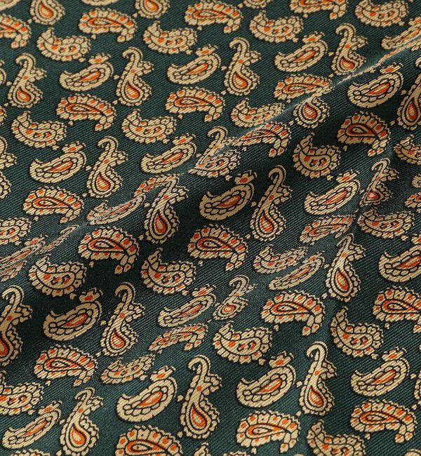 BEAMS PLUS「BEAMS PLUS / シルク ミニペイズリー プリント チーフ」|ハンカチ|