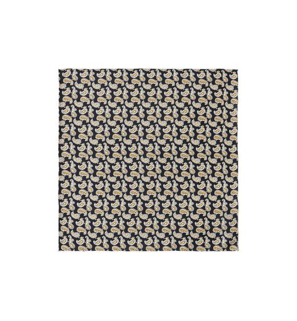 BEAMS PLUS「BEAMS PLUS / シルク ミニペイズリー プリント チーフ」|ハンカチ|