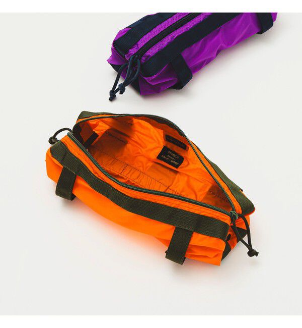 BEAMS PLUS「BRIEFING &times; BEAMS PLUS / 別注 DT Pouch Color Ripstop Nylon」|トートバッグ|ｵﾚﾝｼﾞ