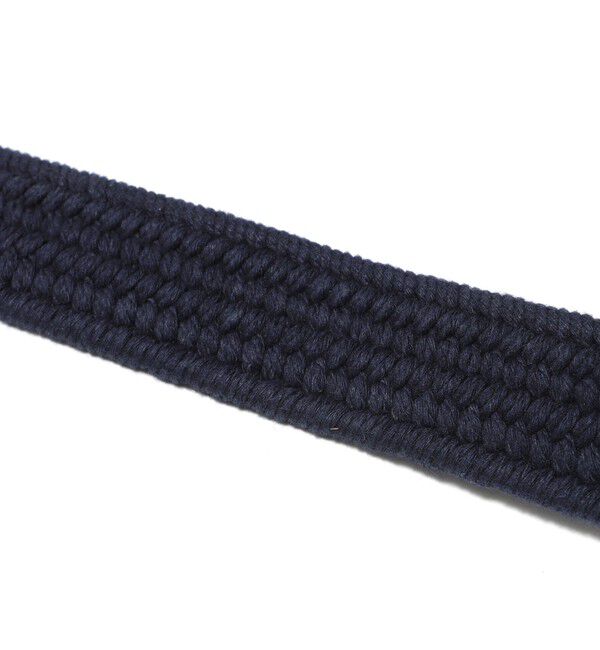 BEAMS PLUS「Leather Tab Cotton Belt」|ベルト|