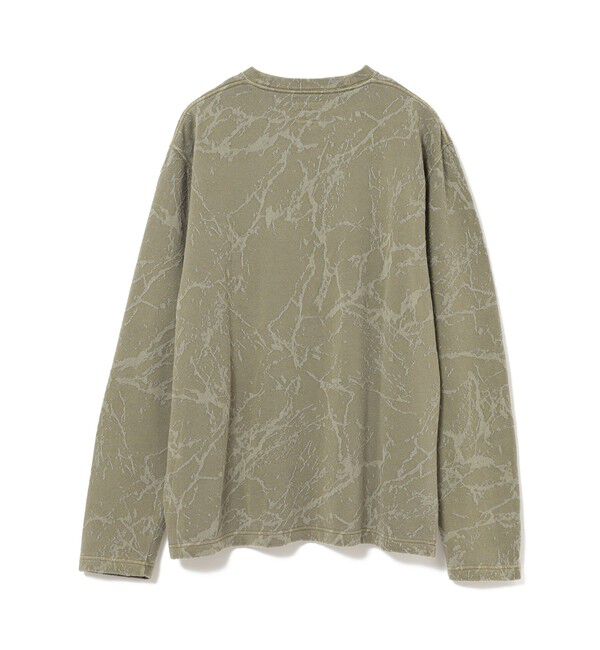 BEAMS「スプラッシュ ジャカード ロングスリーブ Tシャツ」|Tシャツ・カットソー|