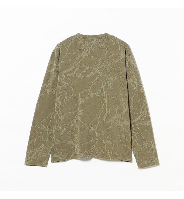 BEAMS「スプラッシュ ジャカード ロングスリーブ Tシャツ」|Tシャツ・カットソー|