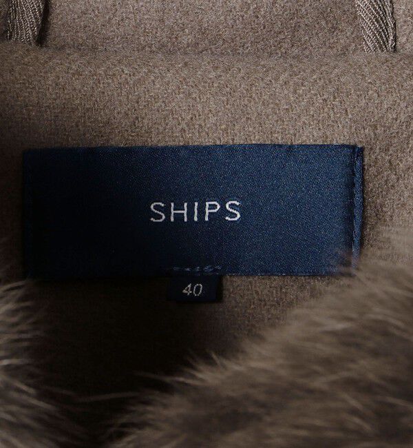 SHIPS for women「ファーダッフルコート◇」|ダッフルコート|