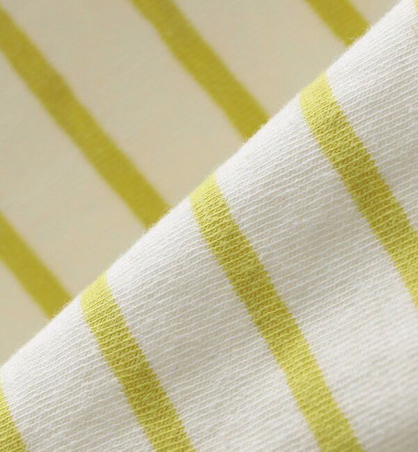 SHIPS KIDS「SHIPS KIDS:100～130cm / リサイクルコットン ボーダー 長袖 TEE」|Tシャツ・カットソー|