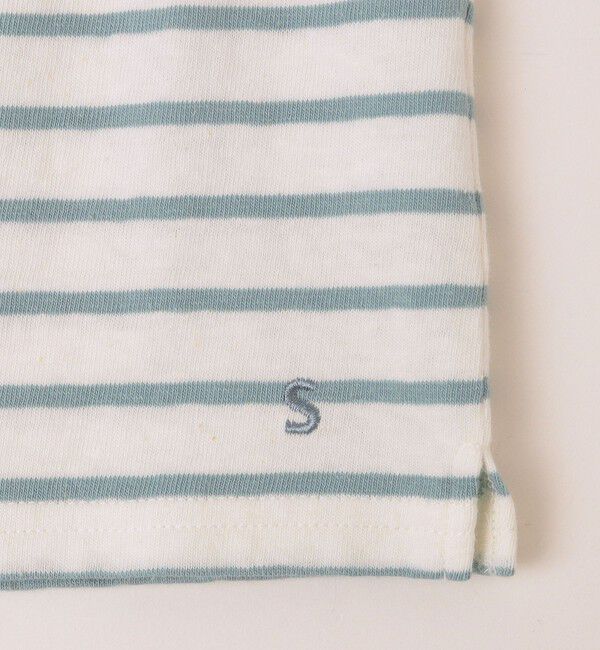 SHIPS KIDS「SHIPS KIDS:100～130cm / リサイクルコットン ボーダー 長袖 TEE」|Tシャツ・カットソー|