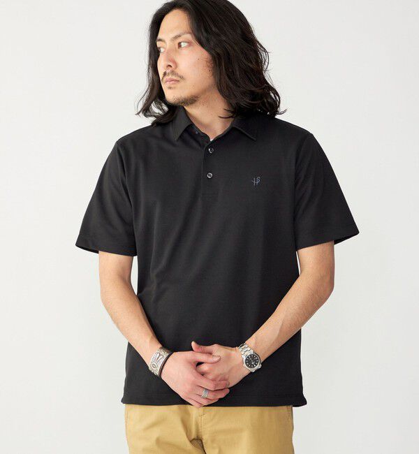 SHIPS「【WEB限定】SHIPS: 吸水速乾・UVケア Drymix（R）ワンポイントロゴ レギュラーカラー ポロシャツ」|ポロシャツ|