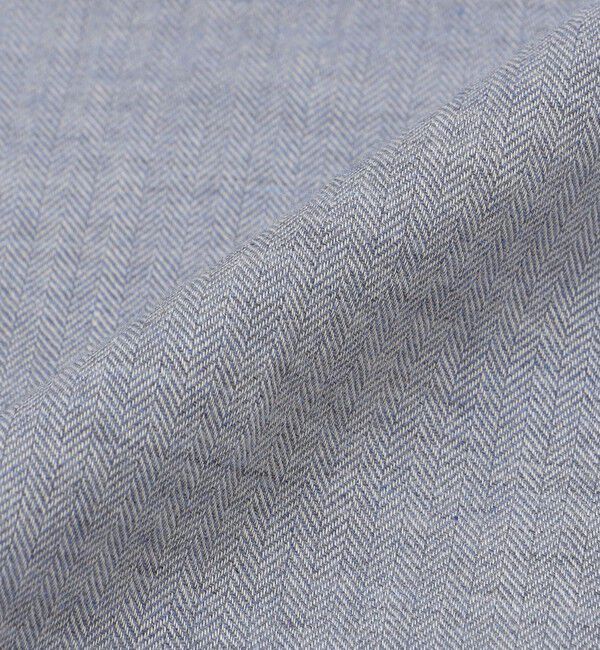 SHIPS「SHIPS: オーガニックコットン ヘリンボーン柄 ハンカチーフ」|ハンカチ|