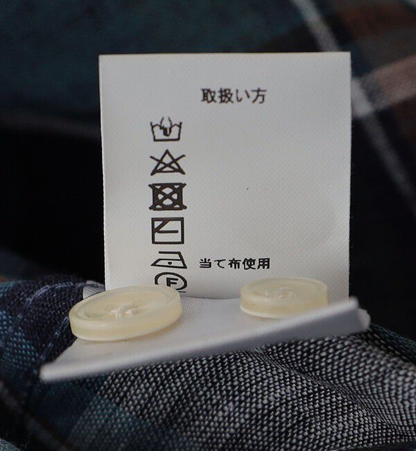 SHIPS「CORDINGS: マブチ チェック リネン シャツ」|シャツ・ブラウス|