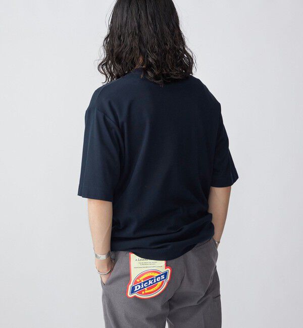 SHIPS「SHIPS:〈接触冷感〉トリコット ジャカード クルーネック Tシャツ」|Tシャツ・カットソー|