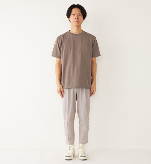 SHIPS Colors 「SHIPS Colors: 〈吸水・速乾〉CAVE ポケット Tシャツ」|Tシャツ・カットソー|